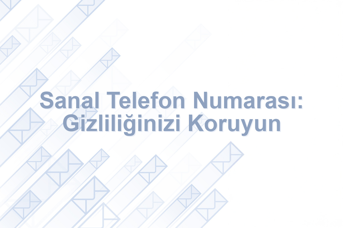 sanal telefon numarası