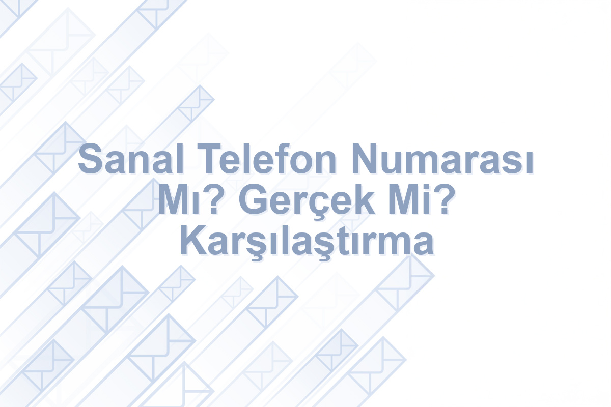 sanal telefon numarası